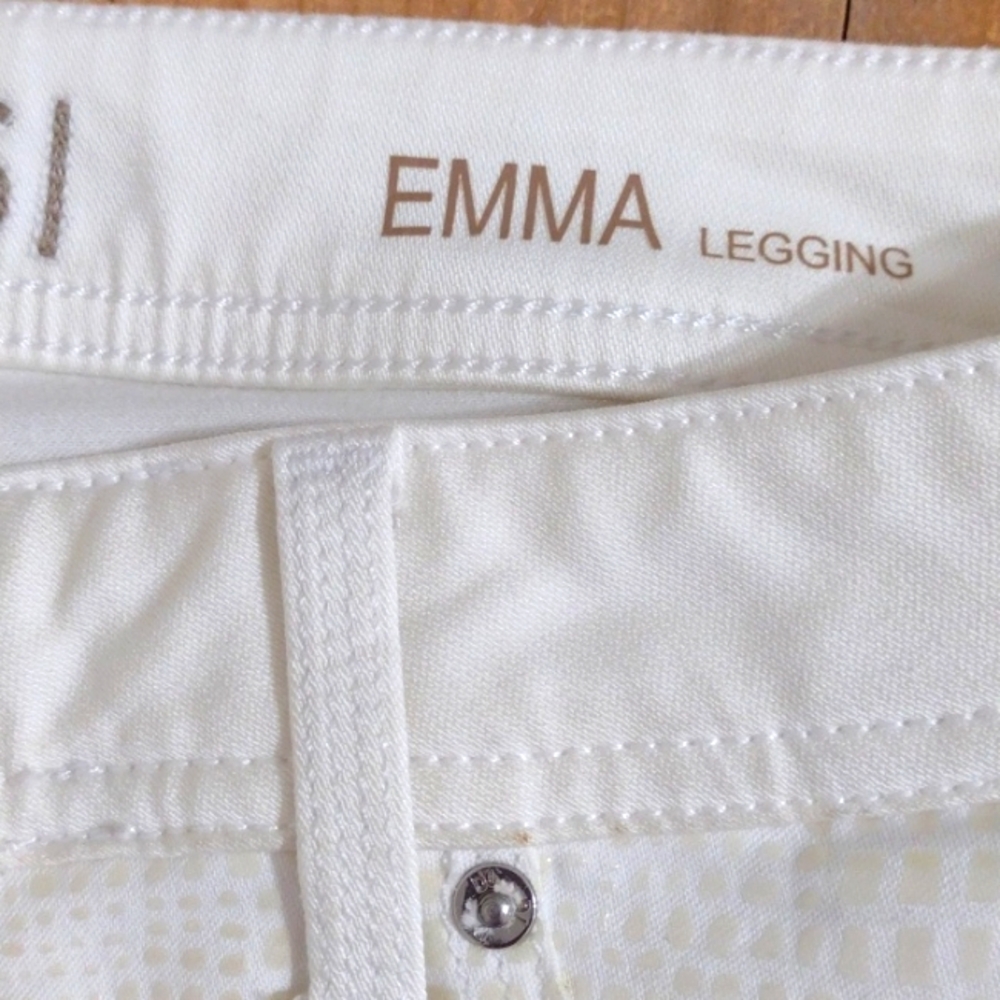 DL 1961 White Emma Legging in Venom Size 29 Snakeskin Embossed Print - Picture 8 of 15